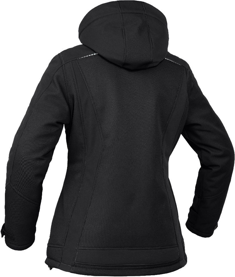 FLXDI05, Damen Winter-Softshelljacke schwarz, 50