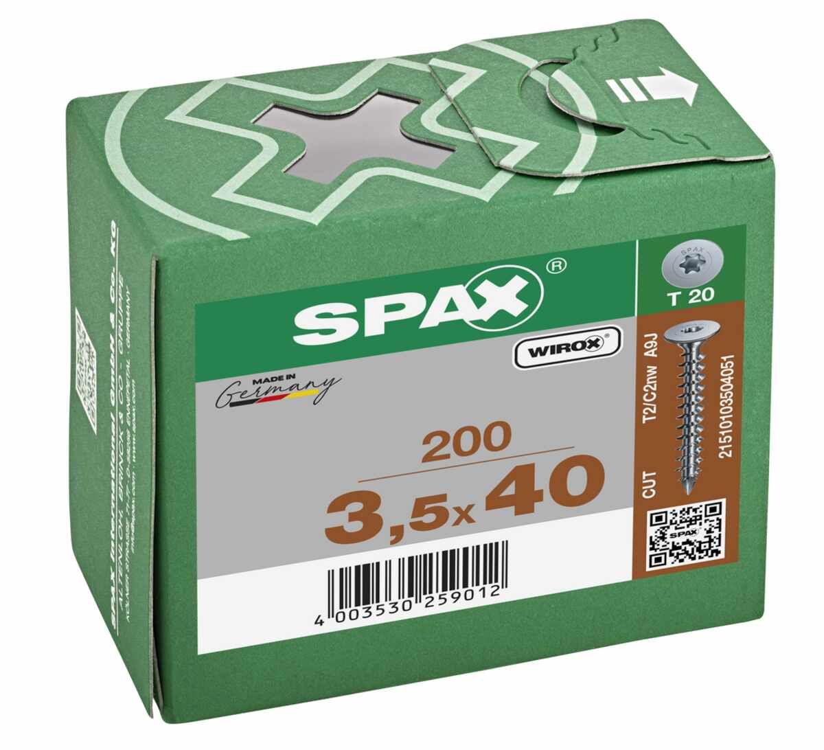 Rückwandschrauben Spax T-STAR 3,5x40 VE200