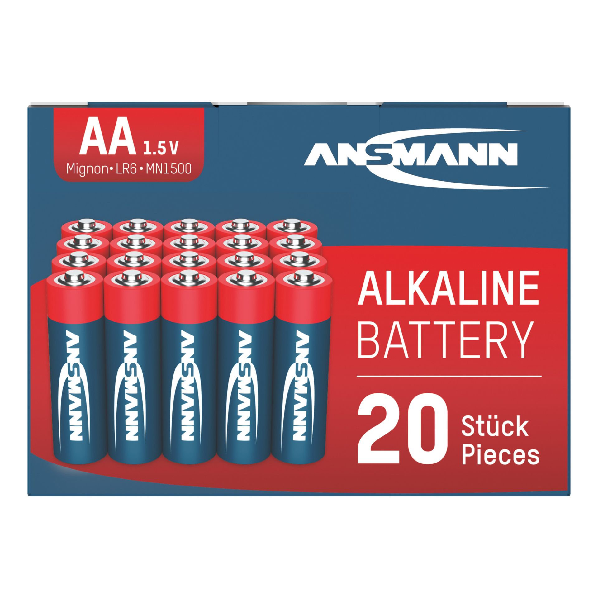 Batterie Alkaline Mignon AA LR6 20St.