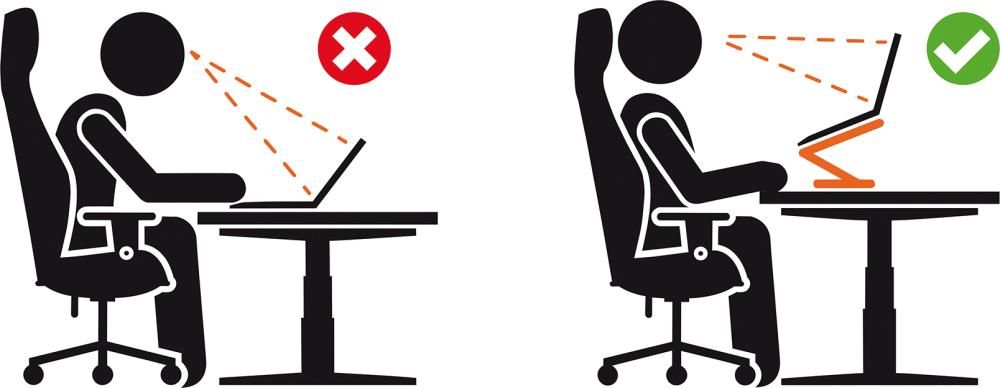 Laptop Ständer RISE für Laptop und Tablett 10" bis 17" bis 5 kg
