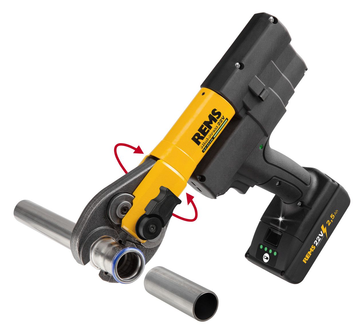 REMS Hybrid-Radialpresse im Koffer