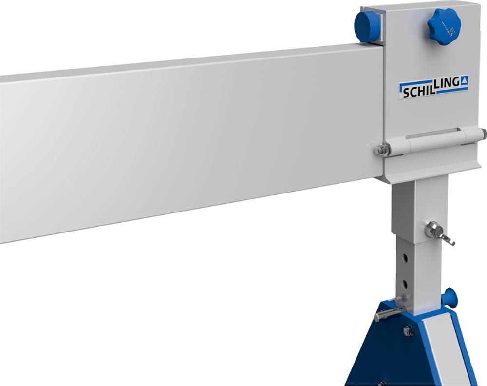 Aluportalkran stationär H1249-2349 mm 500 kg TL 4000 mm Alu-Einzel-Träger