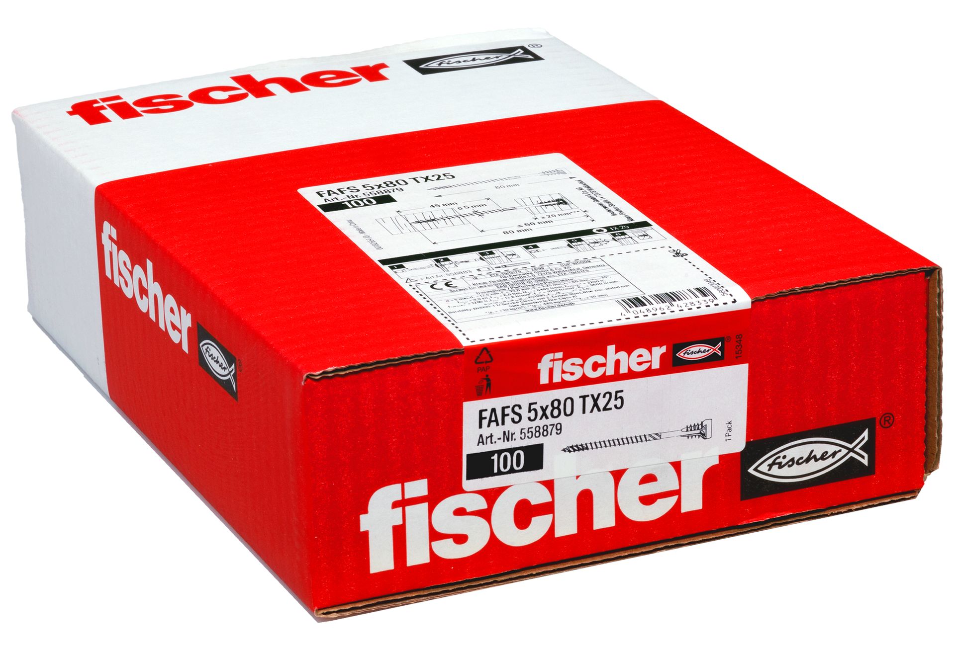 Justierschraube FAFS 5,0x80 TX25 100