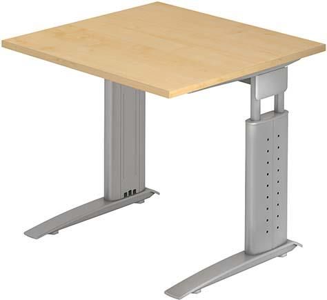 Schreibtisch US08 80x80 Ahorn