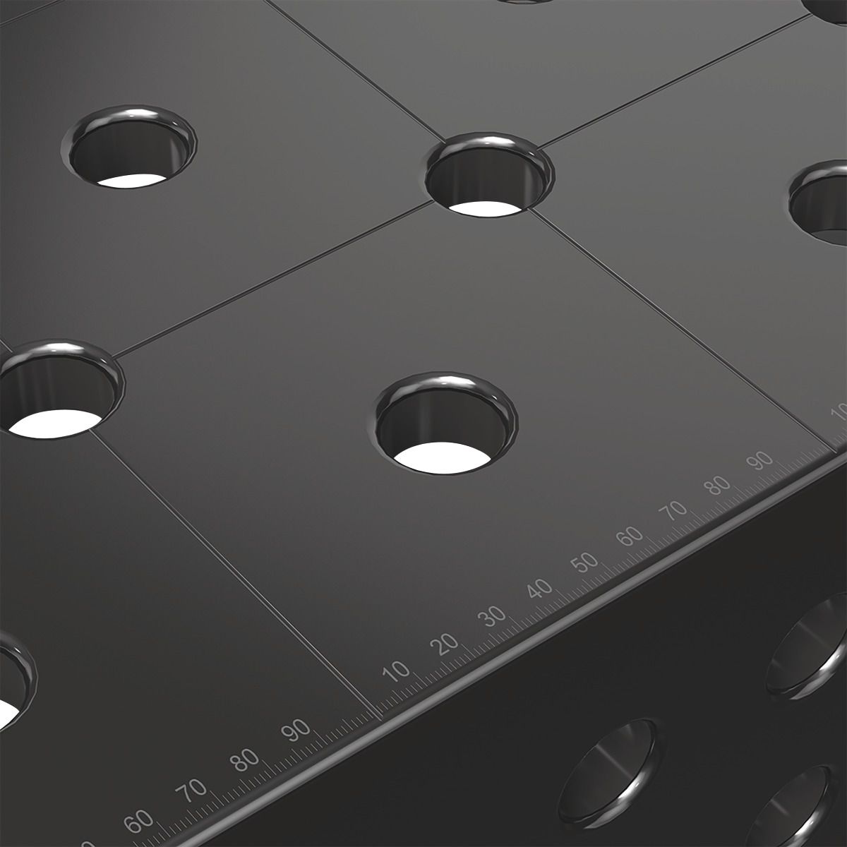 Schweißtisch Schweisskraft Professional Extreme 8.7 1000x1000x150 Plasmanitriert Diagonalraster