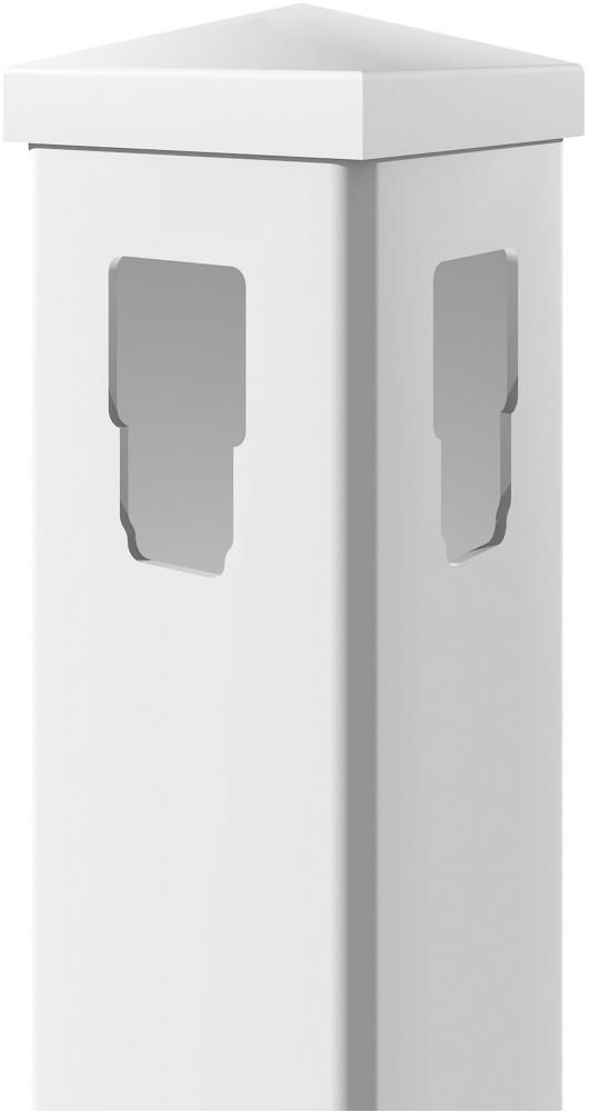 ELDORADO-Line Pfosten Eck12,7 x 12,7 x 190 cm PVC weiß, kartonverpackt