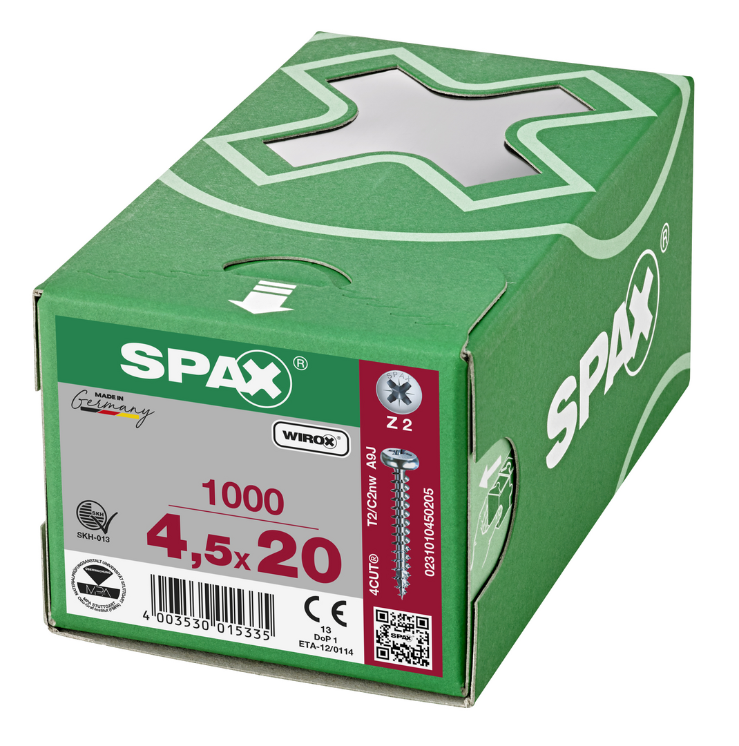 SPAX Halbrundkopf Kreuzschlitz Z VG