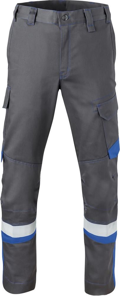 Bundhose, 80340 Gr.48, kohlengrau/blau