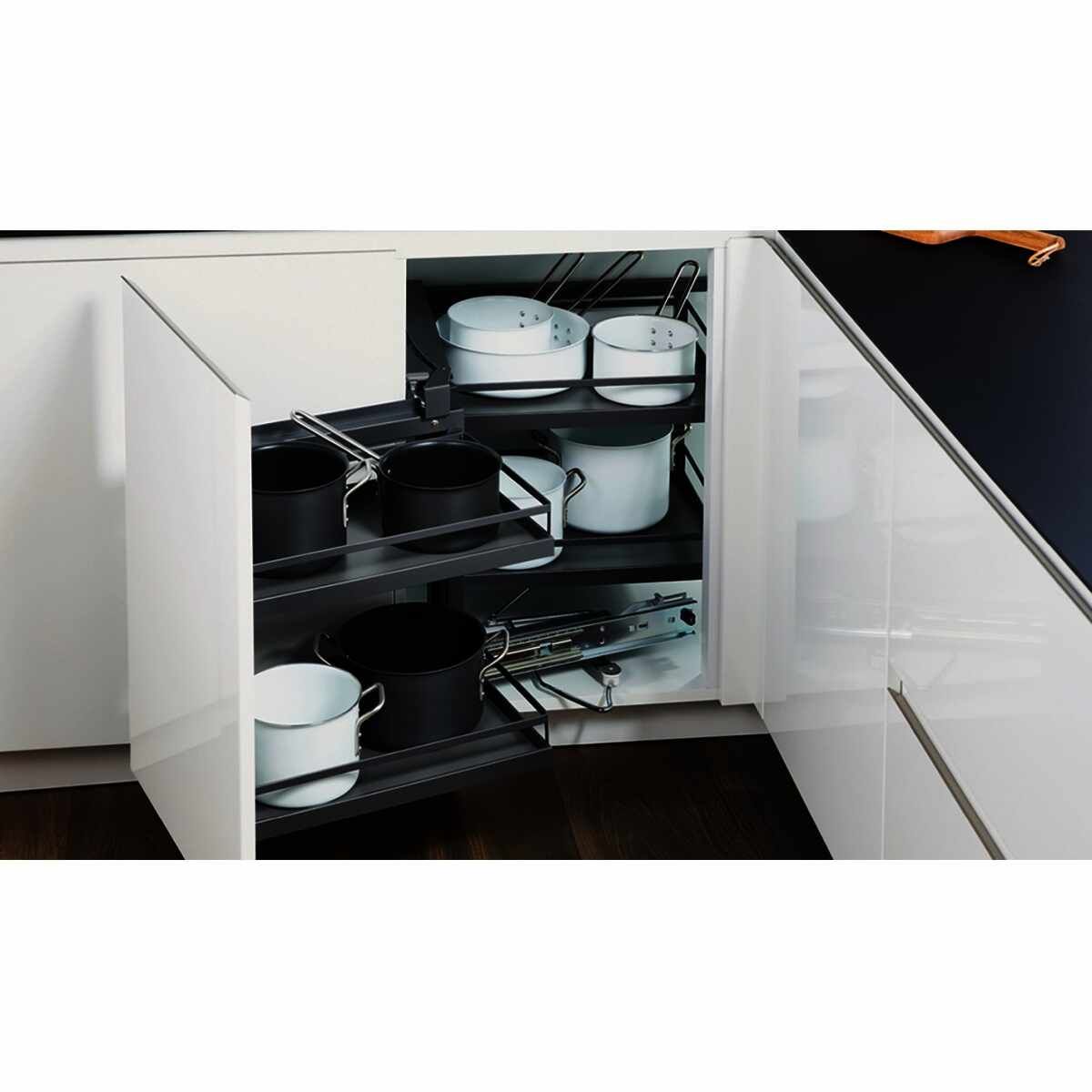Moving Corner, pulverbeschichtet anthrazit, rechts