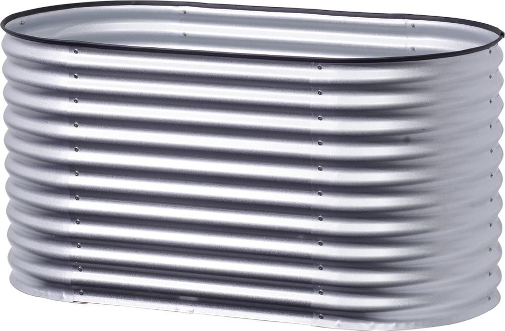 Hochet Silo oval160 x 8 0 cm x 82 cmzink auminiu m