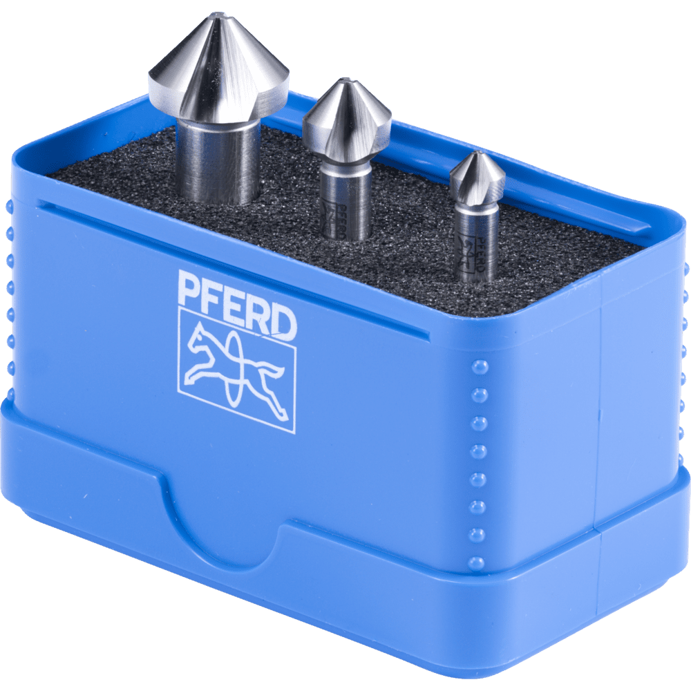 PFERD Bohr- und Senkwerkzeuge SET KES HSS DIN 335 C90° 3
