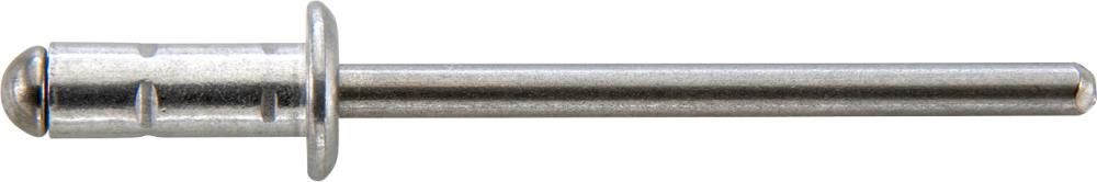 Mehrbereichs-Blindniet Alu/VA Flachrundkopf 4x10mm GESIPA PolyGrip