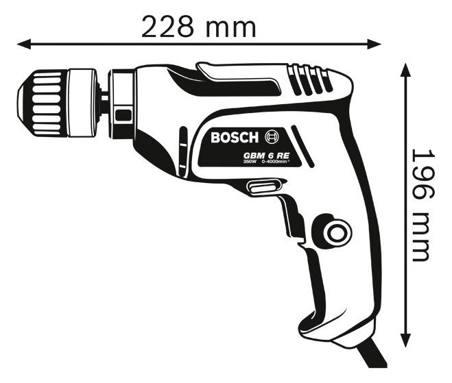 BOSCH Bohrmaschine im Karton