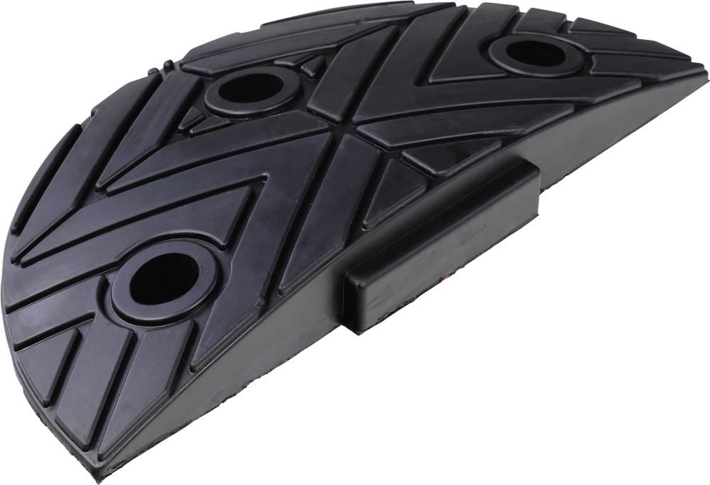 Fahrbahnschwelle Anfangsstück schwarz B250xT420xH50 mm
