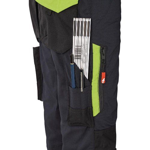 Kids-Latzh. Performance schwarz/lime Gr. 122-128 FORTIS