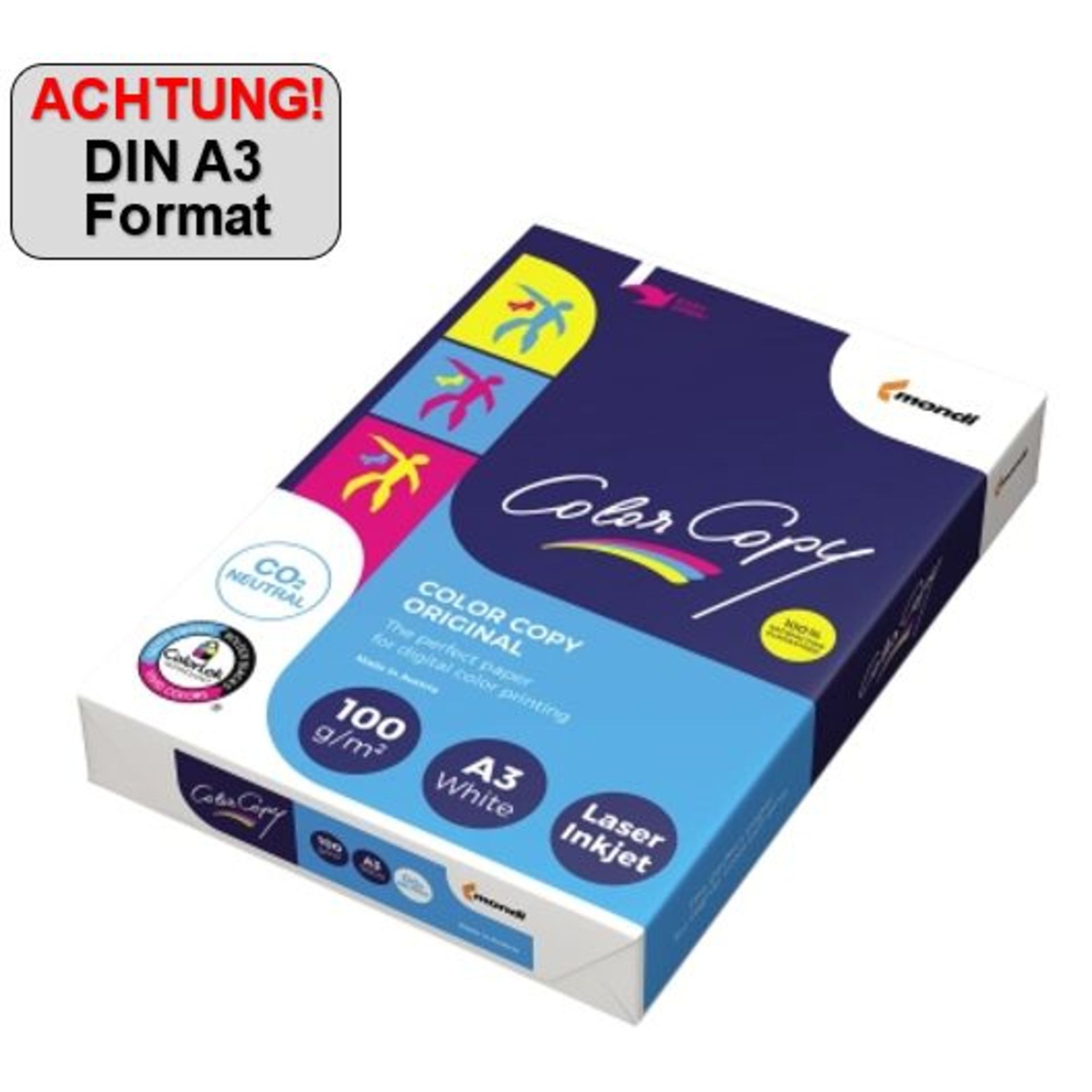 Kopierpapier A3 100g ws 500 Bl./Pack