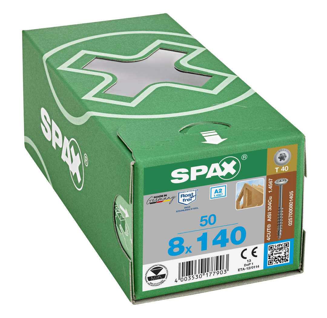 SPAX HI.FORCE Tellerkopf T-STAR plus TG