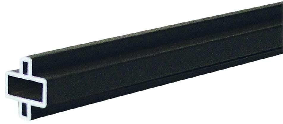 GOTLAND-Serie ANTHRAZIT Design-Zwischenleiste, 20x10x1795mm Aluminium WPC-Steckzaunsystem