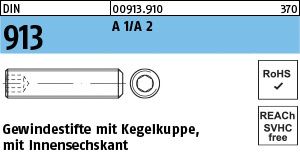 Gewindestifte mit Kegelkuppe