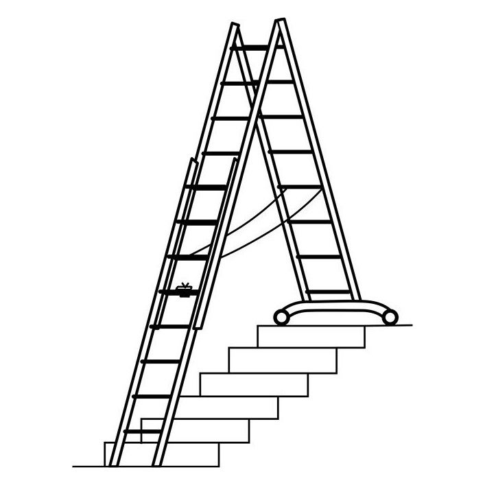 ALU-PRO Mehrzweckleiter, 3-teilig