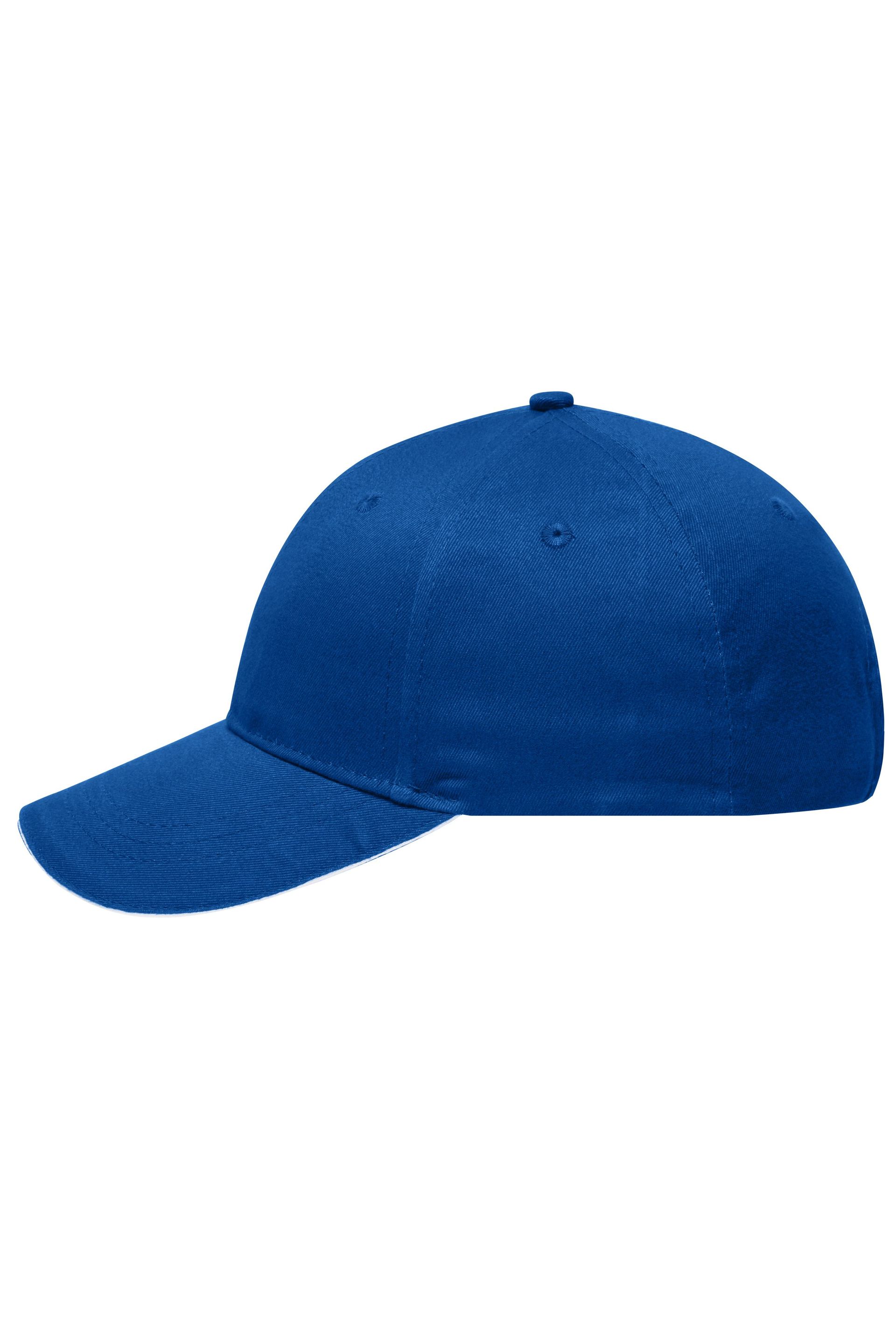 6 Panel Sandwich Cap mit gebürsteter Oberfläche