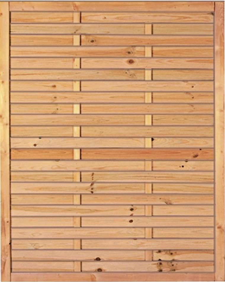 Lamellenzaun 120 x 150 cmRahmen 34/54 mm, kdi grün