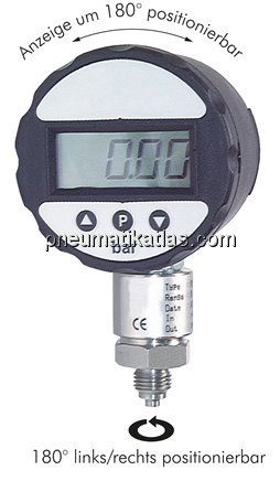 Digital-Manometer -1 bis 0 bar, Standard