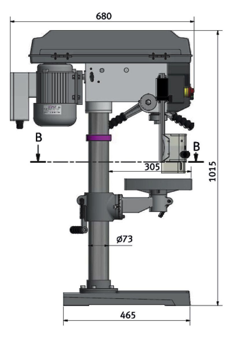 OPTIMUM Tischbohrmaschine (MK2)