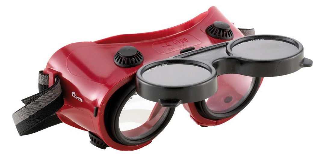 FORTIS Schweisserschutzbrille, rot