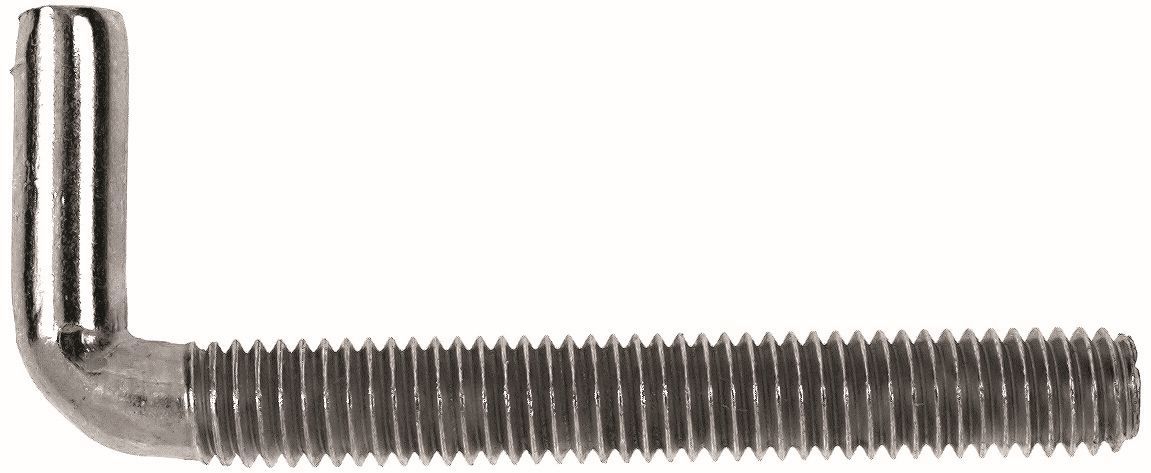 Eisengewindeschraubhaken gerade Art.49 Eisen verzinkt M 4 x 40 mm