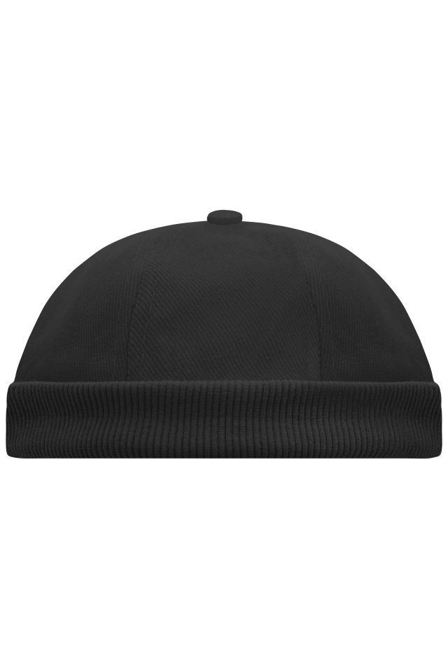 6 Panel Chef Cap Trendiges Cap ohne Schild schwarz, Gr. one size