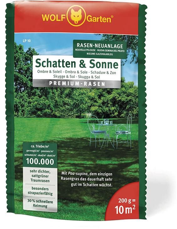 Premium-Rasen Schatten&Sonne LP 10 200 g