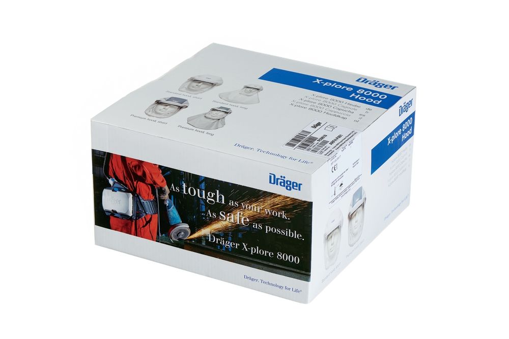 Dräger X-plore 8000 Premiumhaube, lang (S/M)