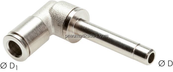 Winkel-Steckanschluss, langer 4mm Stecknippel, IQS-MSV (Standard)