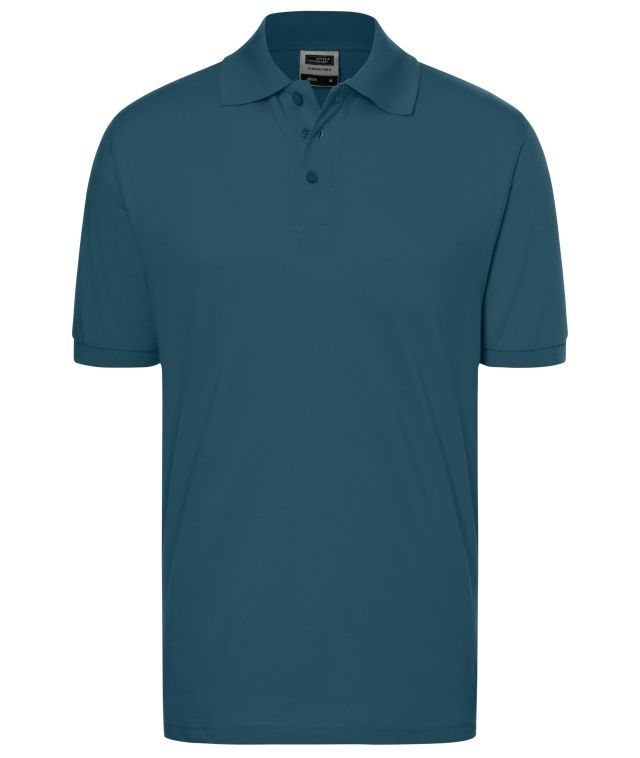 Classic Polo Hochwertiges Polohemd mit Armbündchen blau, Gr. XXL