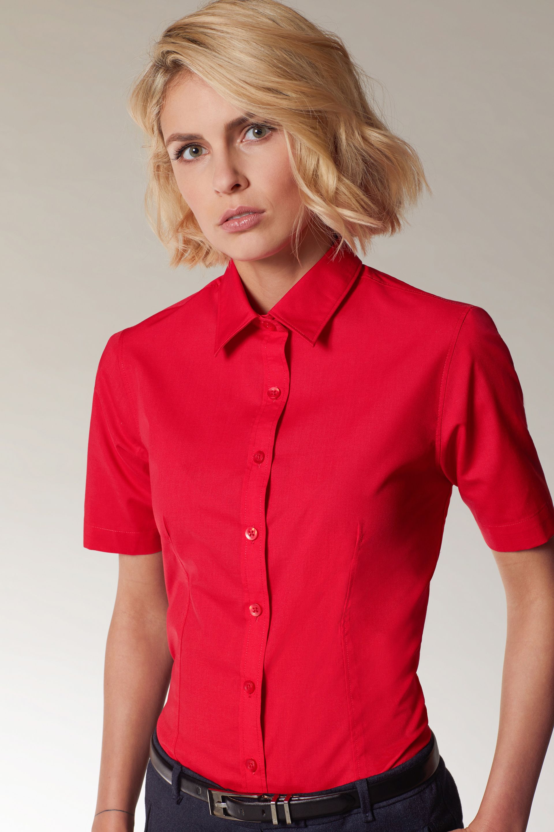 James & Nicholson JN679 Damen-Hemd, Pink, Gr. 3XL