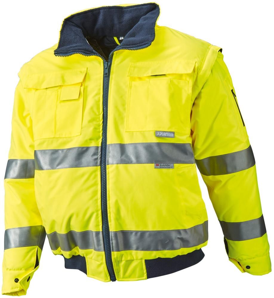 Warnpilotenjacke, Gr.XL,gelb PLANAM