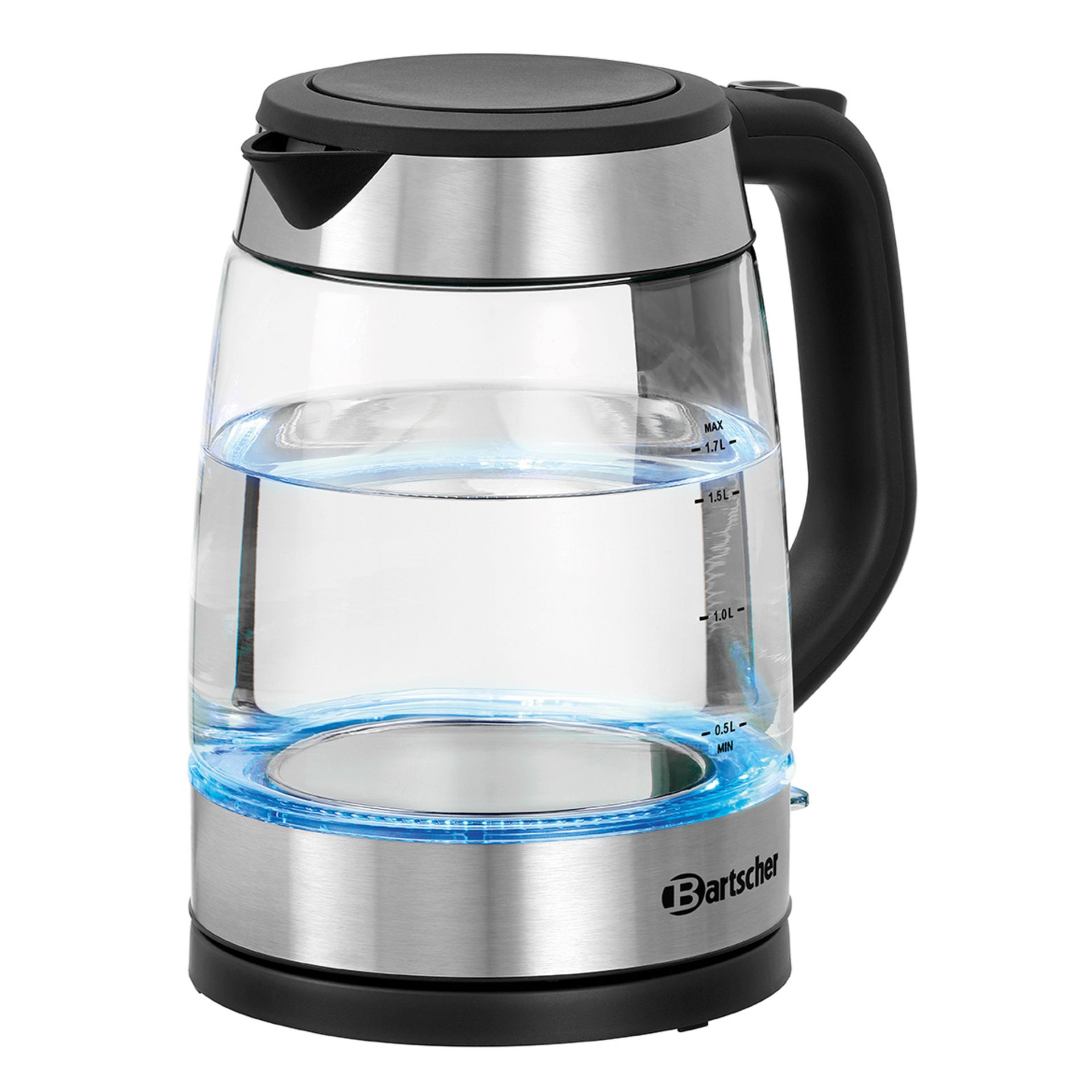 Wasserkocher 1,7L Glas