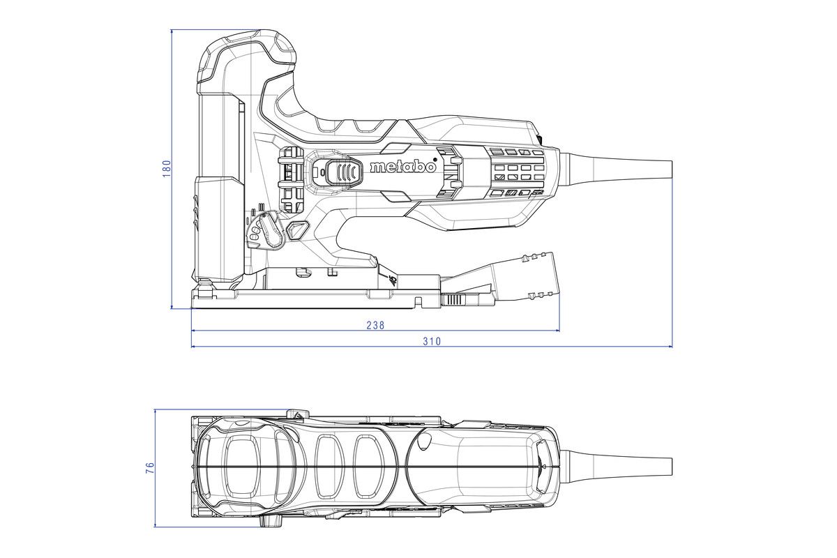 Stichsäge STE 100 Q Metabo Koffer
