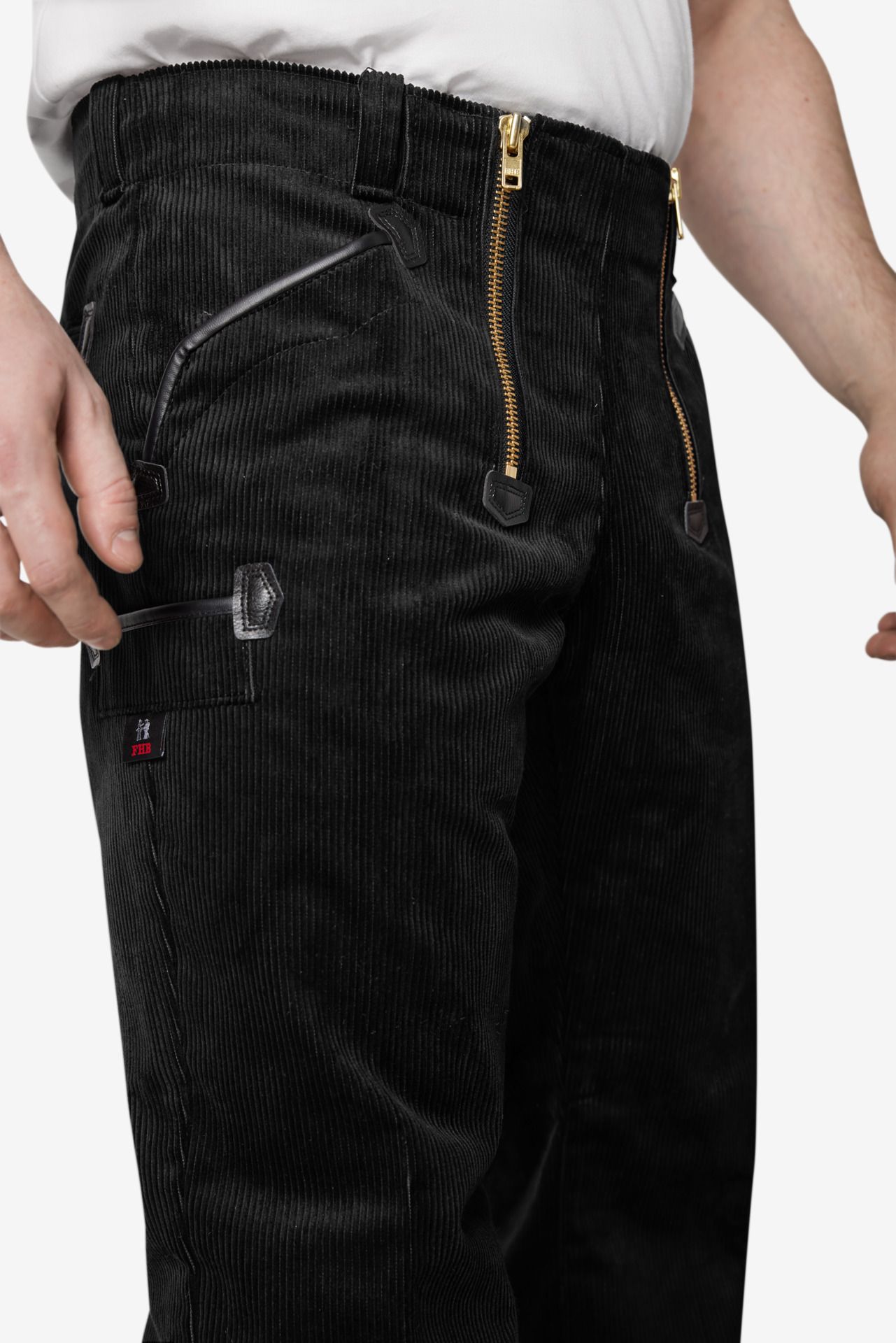 FHB Zunfthose CORD schwarz - Gr. 52