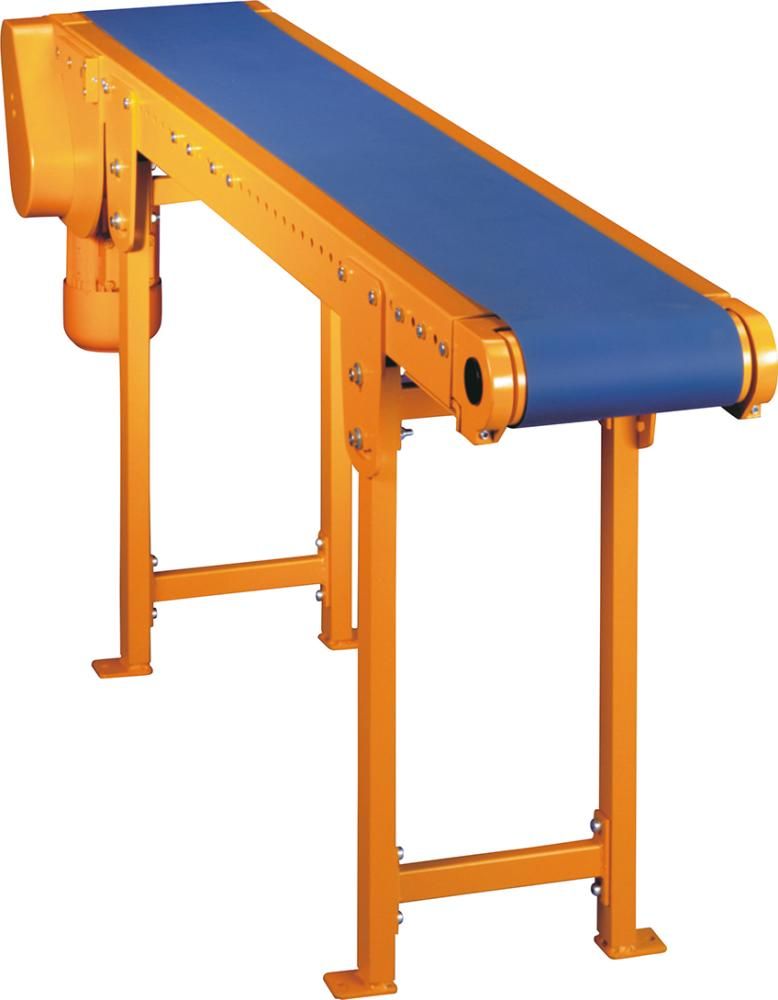 Stahl-Flachförderband GF petrol Gurtbreite 300 mm Achsabstand 1000 mm max. Bandbelastung 40kg