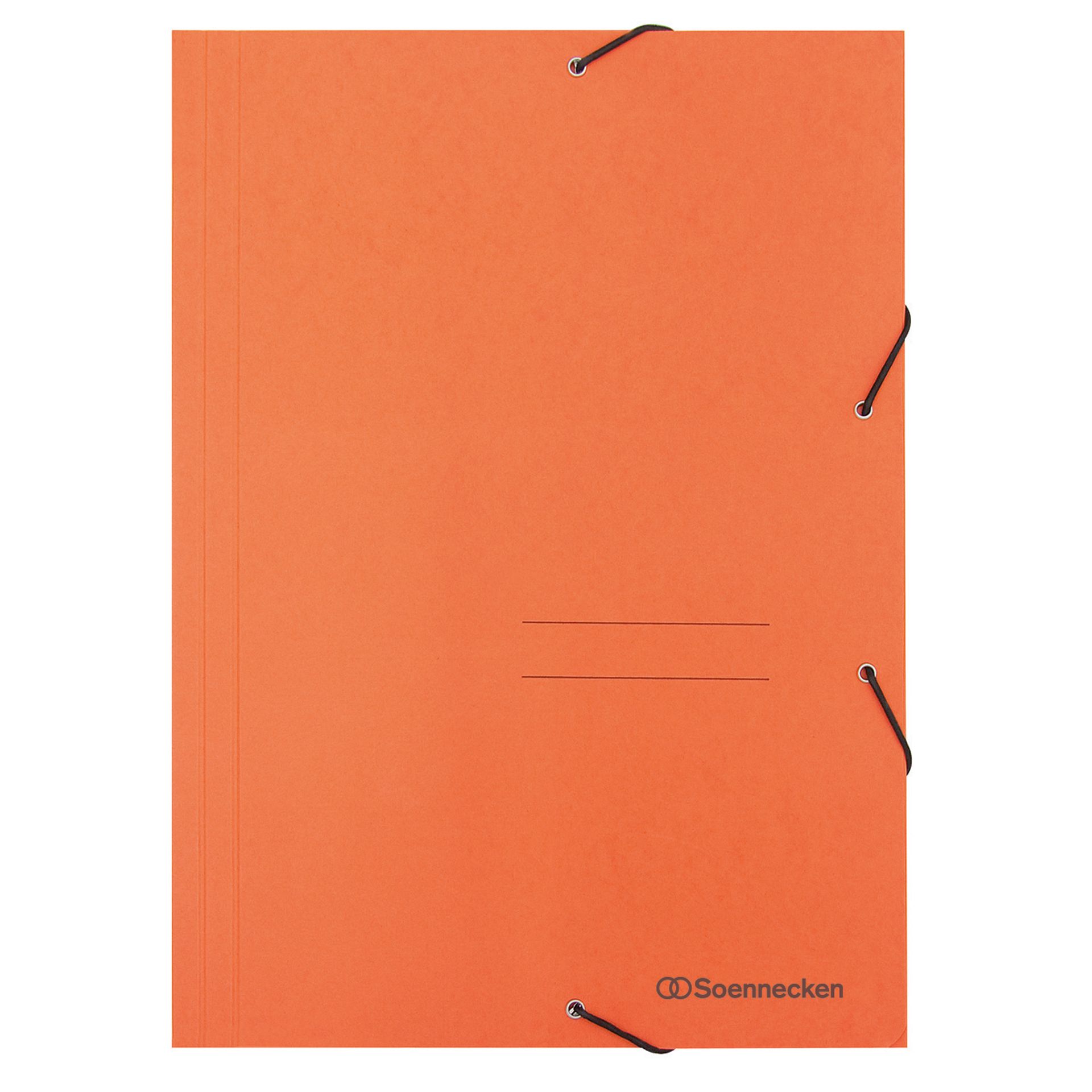 Eckspanner DIN A4 3Klappen und Gummizug orange