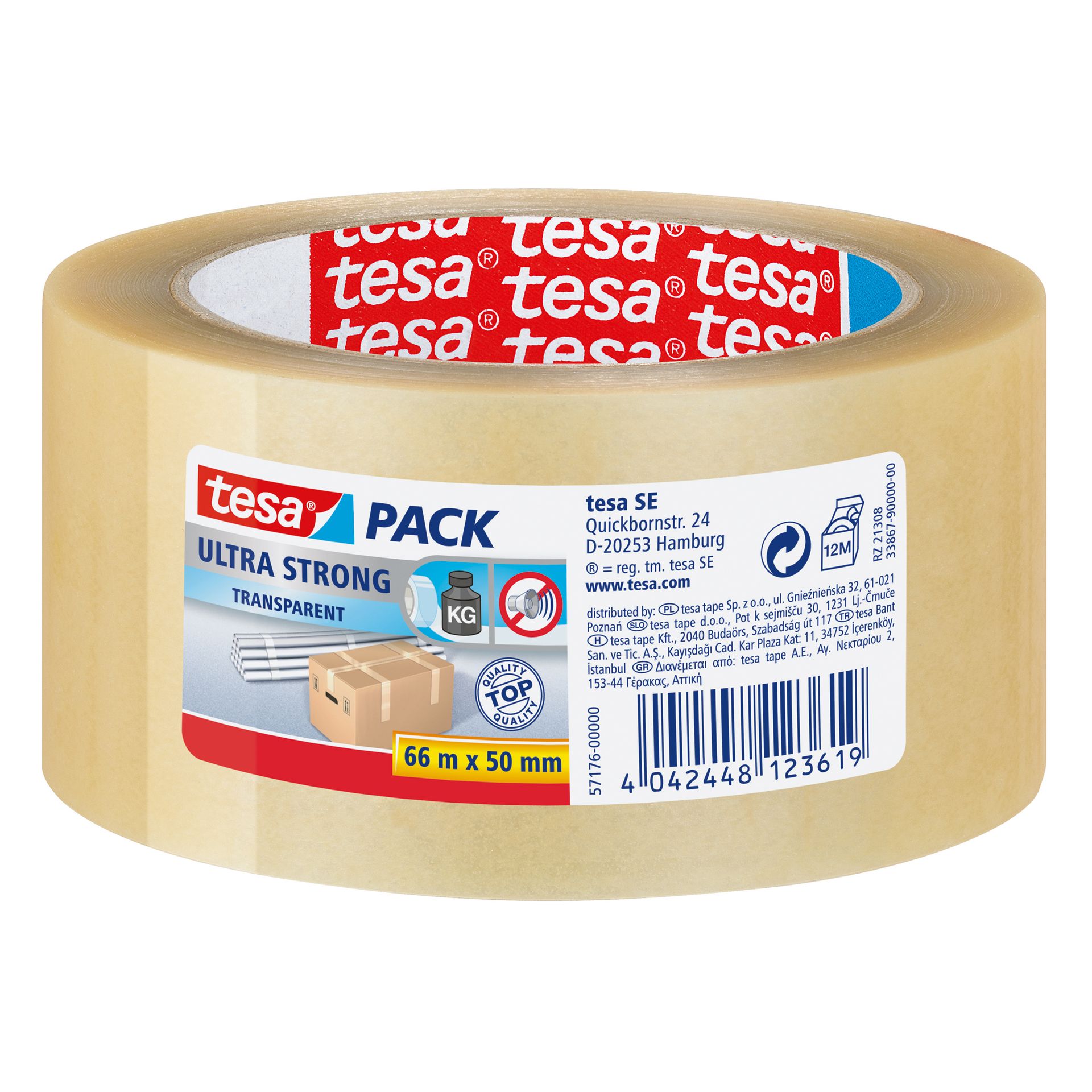 Packband Ultra Strong 50mmx66m transparent