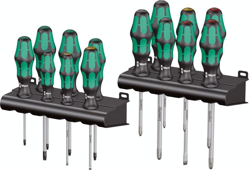 Wera Schraubendrehersatz Grün/Schwarz 14tlg