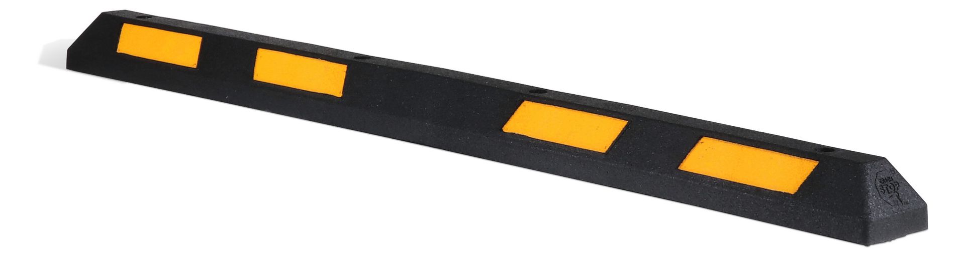Parkplatzabgrenzung, schwarz/gelb