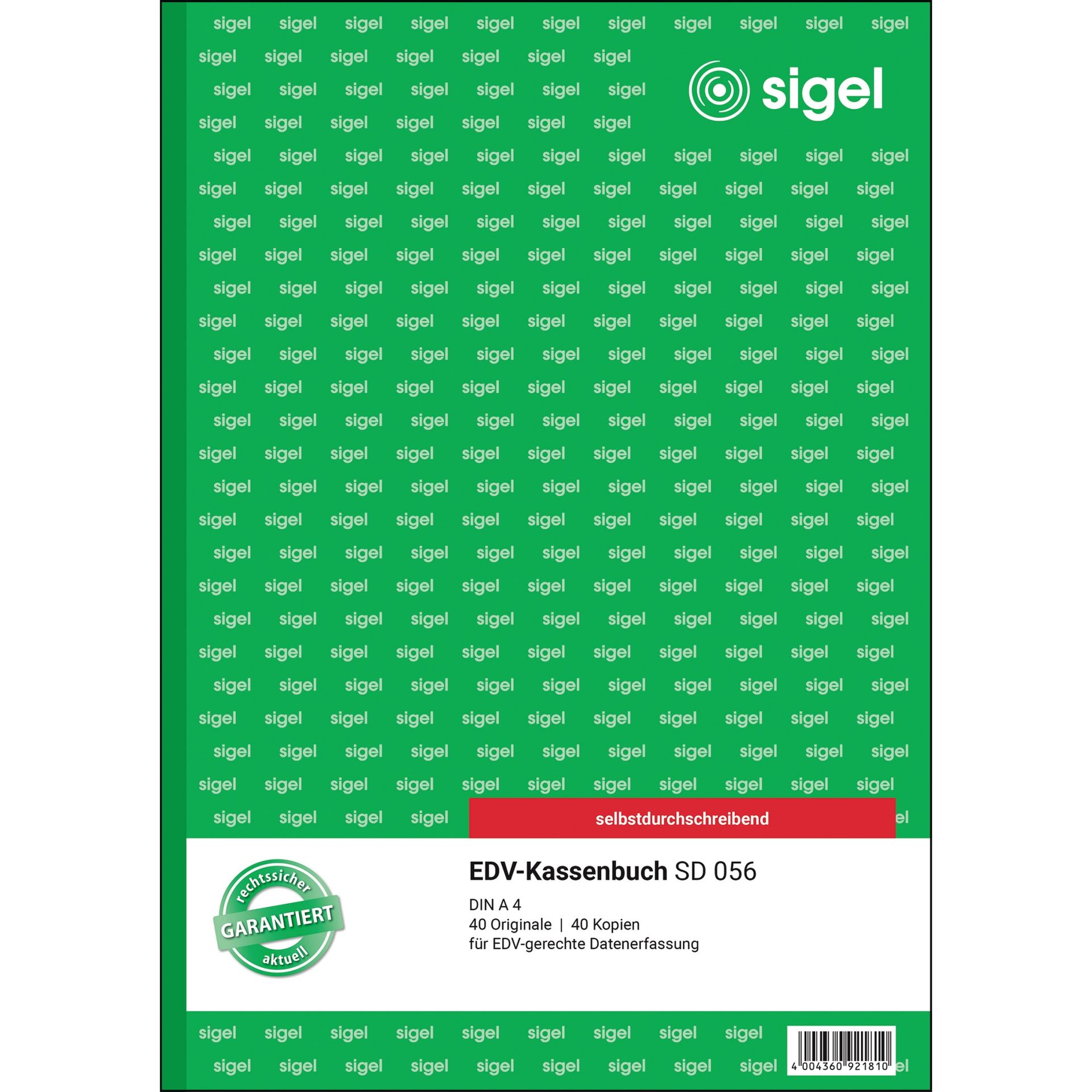Kassenbuch A4 sd 40Bl