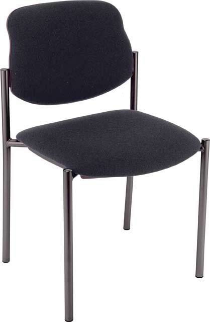 Besucherstuhl STYL 4L schwarz / schwarz schwarz / schwarz