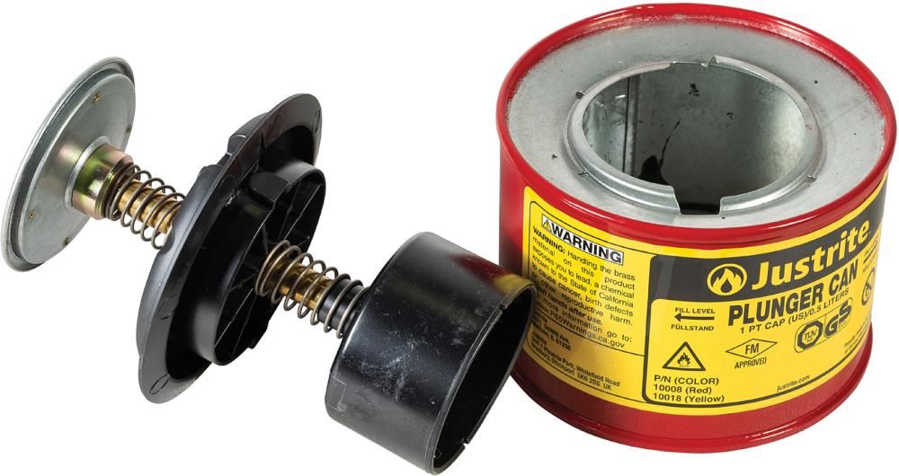 Sparanfeuchter Tränkteller Flammsperre rot, 0,5l D124xH133 mm