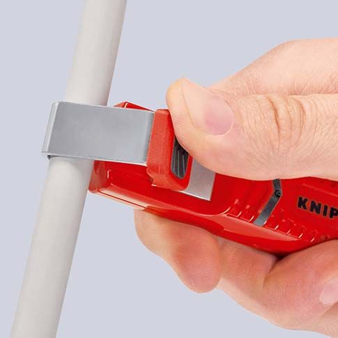 KNIPEX Abmantelungswerkzeug mit Schleppklinge schlagfestes