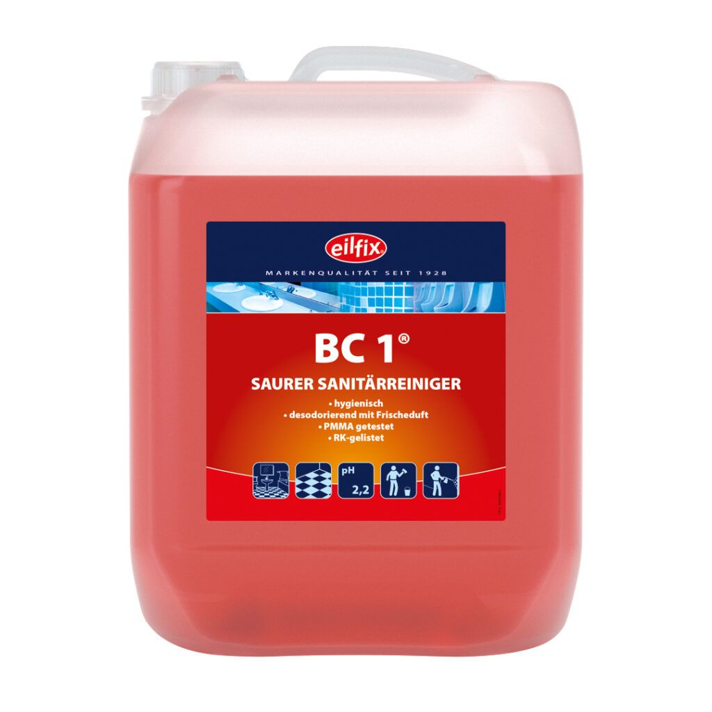 BC 1® SANITÄRREINIGER - Saurer Sanitär-Unterhaltsreiniger